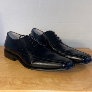 Stacy Adams Black Leather Lace Oxford Dress Shoes Size 9.5